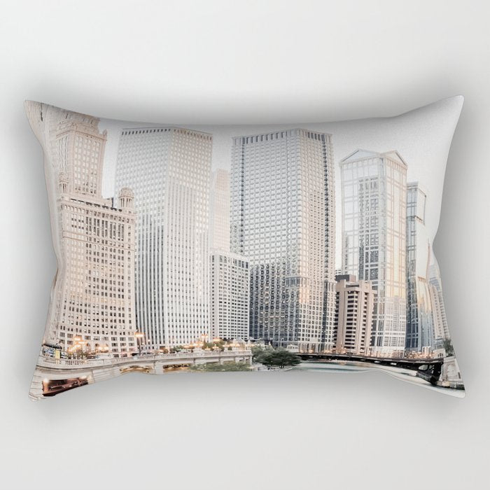 Chicago City Rectangular Pillow Gallery Image 2