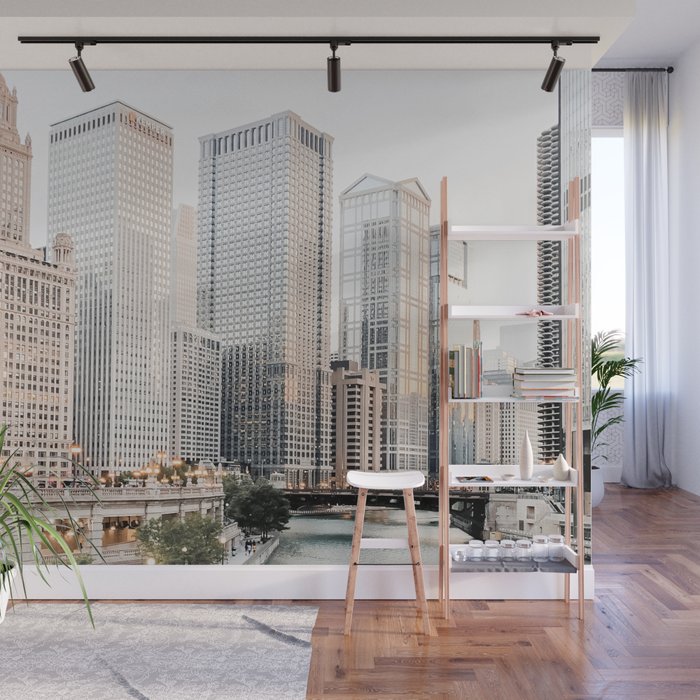 Chicago City Wall Mural