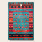 Traditional Berber Bohemian Moroccan Handmade Fabric Style Fall Autumn Color Inspiration Cutting Board Gallery Image 1