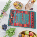 Traditional Berber Bohemian Moroccan Handmade Fabric Style Fall Autumn Color Inspiration Cutting Board Gallery Image 2