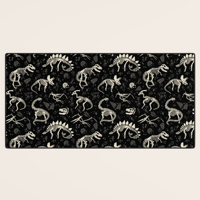 Excavated Dinosaur Fossils Desk Mat Gallery Image 3