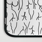 BUTTS Butts butts Black White Laptop Sleeve Gallery Image 3