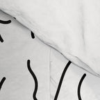 BUTTS Butts butts Black White Comforter Gallery Image 4