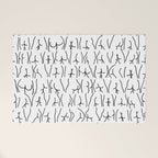 BUTTS Butts butts Black White Welcome Mat Gallery Image 1