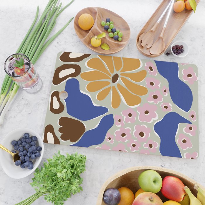 happy hippie garden   Cutting Board Gallery Image 2