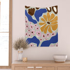 happy hippie garden   Wall Tapestry Gallery Image 2