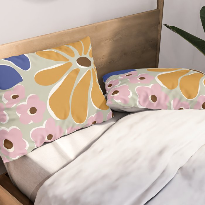 happy hippie garden   Pillow Sham Gallery Image 2