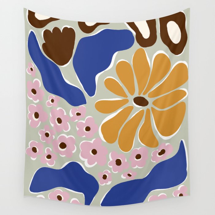 happy hippie garden   Wall Tapestry Gallery Image 4