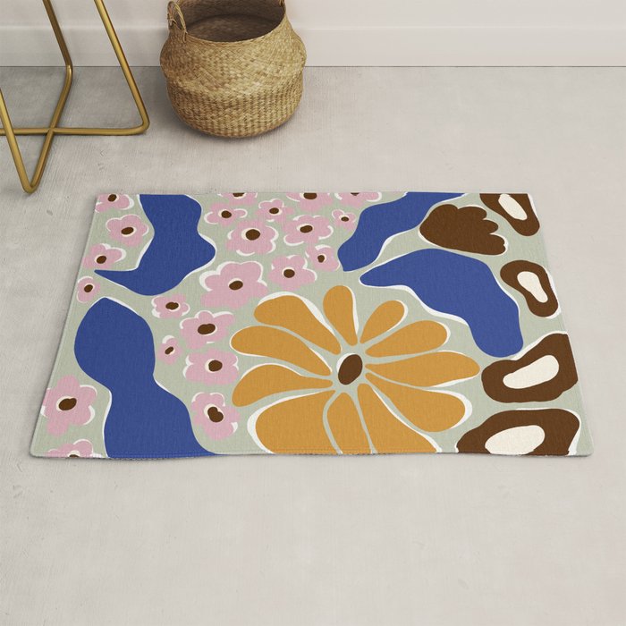 happy hippie garden   Rug Gallery Image 1