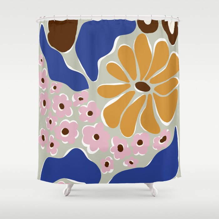 happy hippie garden   Shower Curtain Gallery Image 1