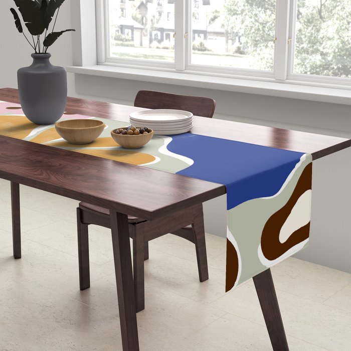 happy hippie garden   Table Runner Gallery Image 2