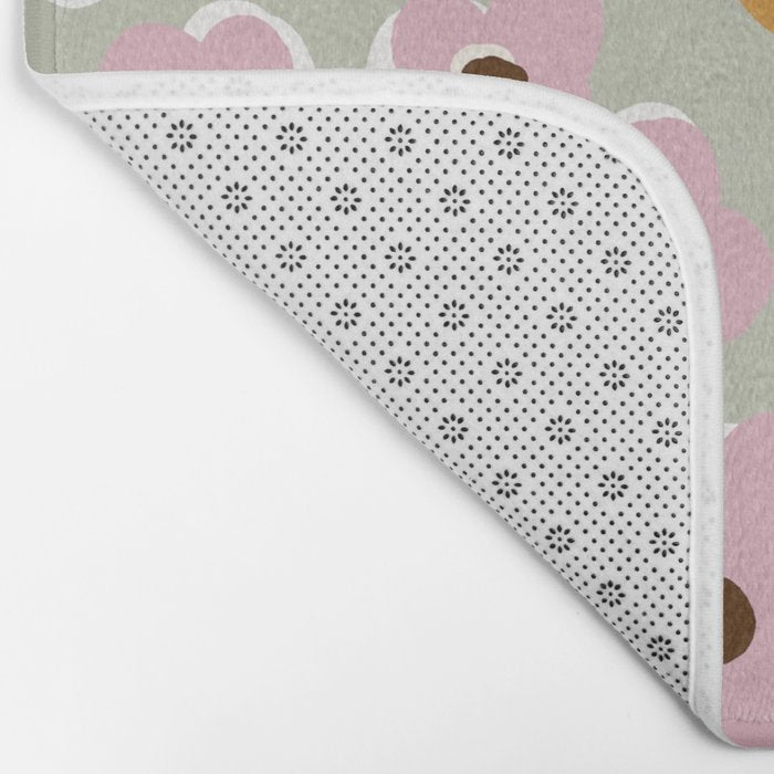 happy hippie garden   Bath Mat Gallery Image 2