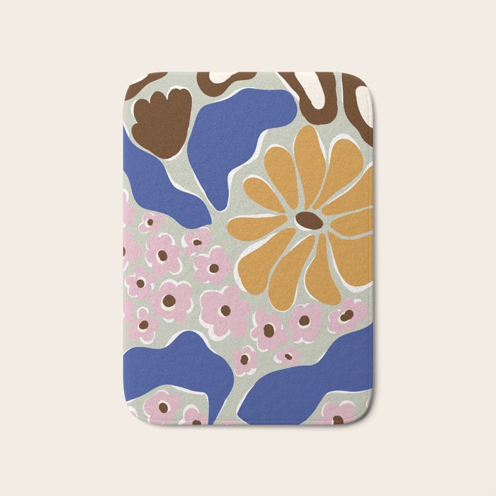 happy hippie garden   Bath Mat Gallery Image 1