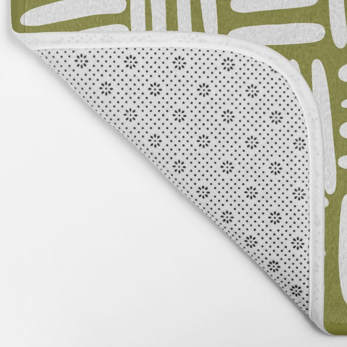 Boho (matcha green) Bath Mat Gallery Image 2
