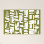Boho (matcha green) Welcome Mat Gallery Image 1