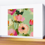 Bold Impressionist Floral Pattern Wall Mural Gallery Image 2