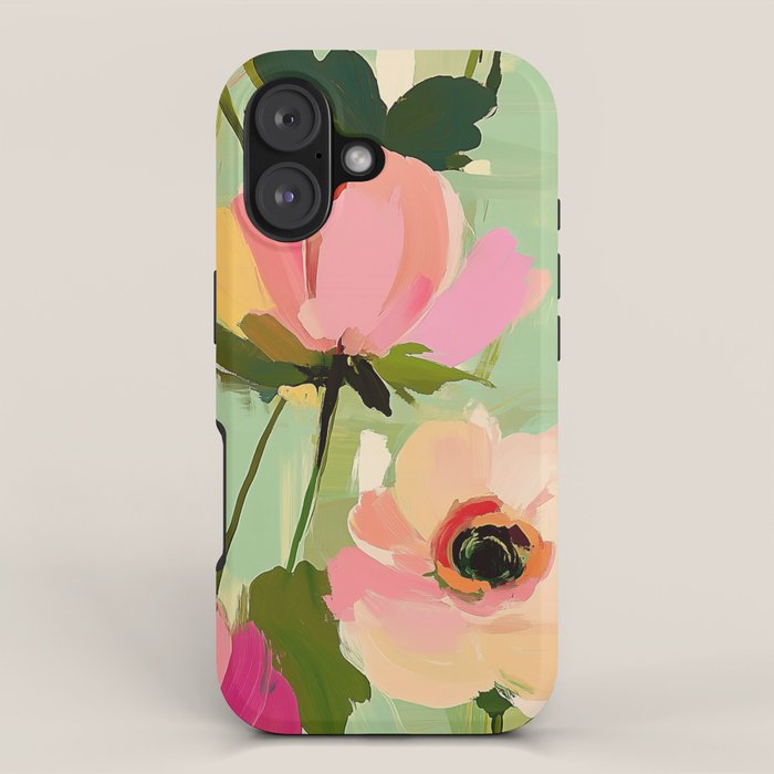 Bold Impressionist Floral Pattern iPhone Case Gallery Image 1