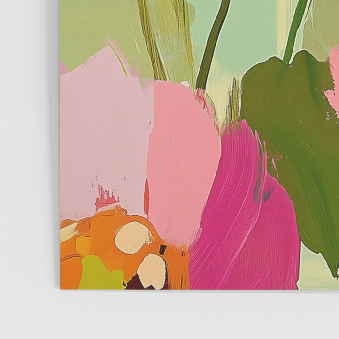 Bold Impressionist Floral Pattern Poster Gallery Image 3