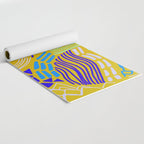 cascade, yellow Yoga Mat Gallery Image 2