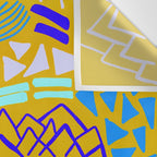 cascade, yellow Wall Tapestry Gallery Image 3