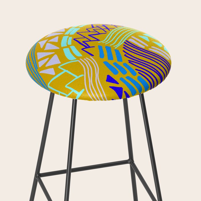 cascade, yellow Stool Gallery Image 2