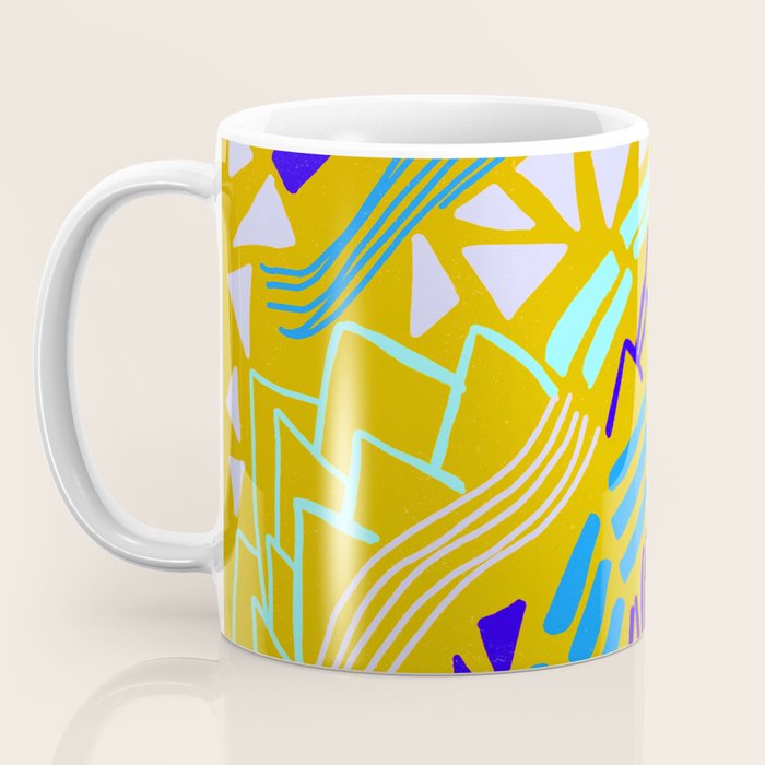 cascade, yellow Coffee Mug Gallery Image 3