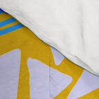 cascade, yellow Comforter Gallery Image 4