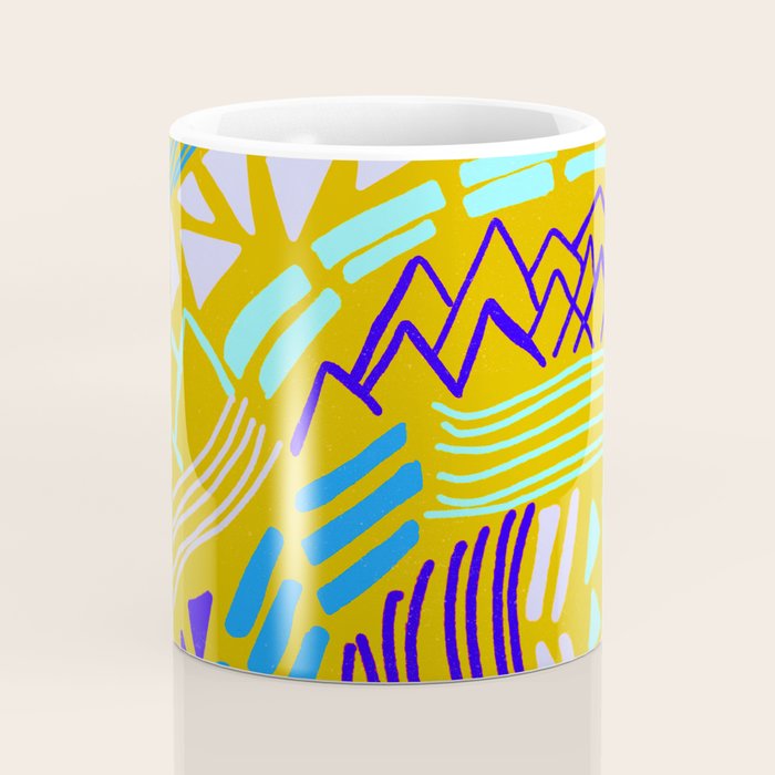 cascade, yellow Coffee Mug Gallery Image 4