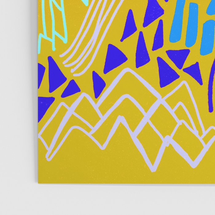 cascade, yellow Poster Gallery Image 3