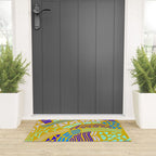 cascade, yellow Welcome Mat Gallery Image 3