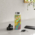 cascade, yellow Water Bottle Gallery Image 4