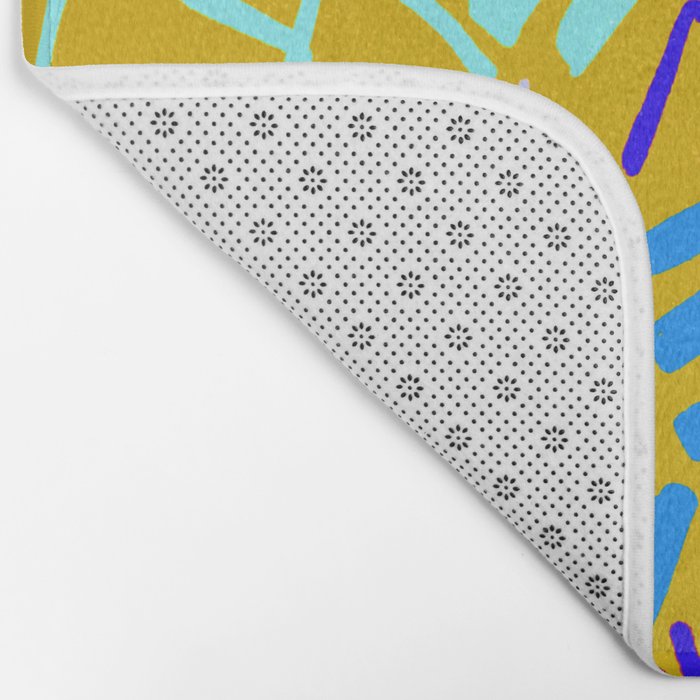 cascade, yellow Bath Mat Gallery Image 2