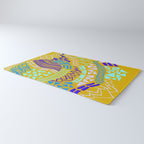 cascade, yellow Rug Gallery Image 3
