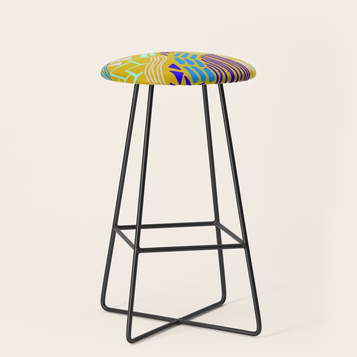 cascade, yellow Stool Gallery Image 1