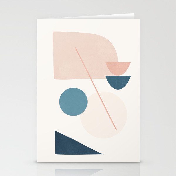 Abstract Minimal Shapes 32 Stationery Card Gallery Image 1