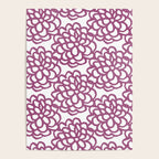 dahlia: purple floral pattern Poster Gallery Image 4