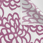 dahlia: purple floral pattern Wall Tapestry Gallery Image 3