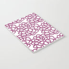dahlia: purple floral pattern Notebook Gallery Image 3
