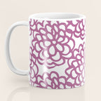 dahlia: purple floral pattern Coffee Mug Gallery Image 3
