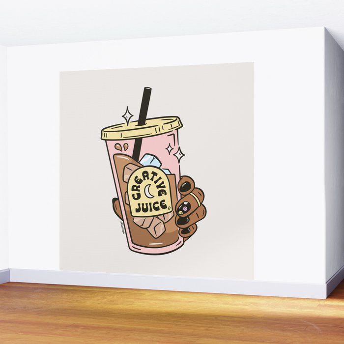 CREATIVE JUICE (DARK) Wall Mural Gallery Image 2