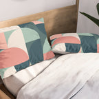 Mid Century Geometric 23B Pillow Sham Gallery Image 2