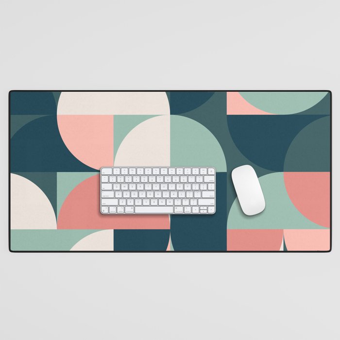 Mid Century Geometric 23B Desk Mat Gallery Image 1