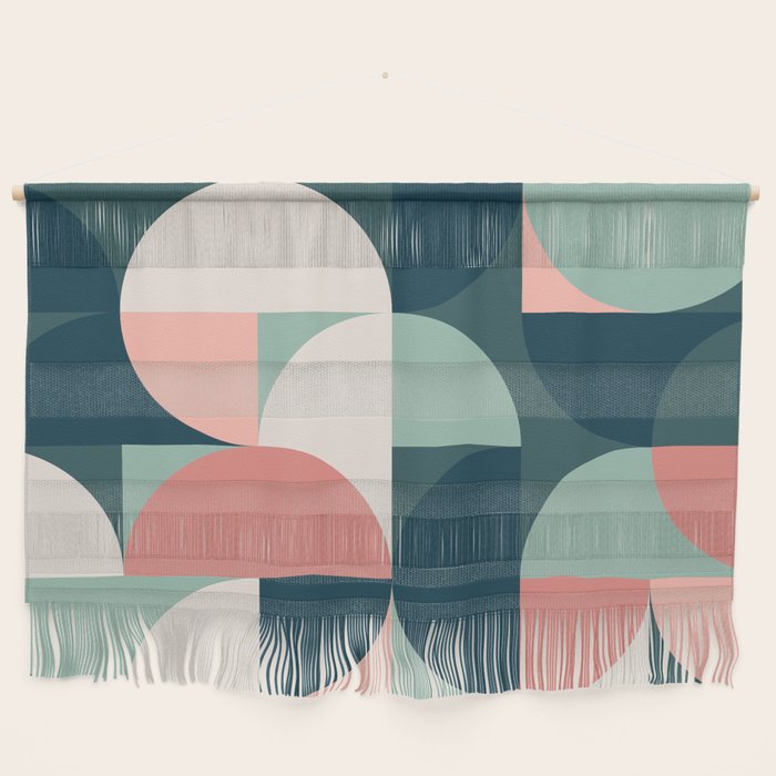 Mid Century Geometric 23B Wall Hanging Gallery Image 1