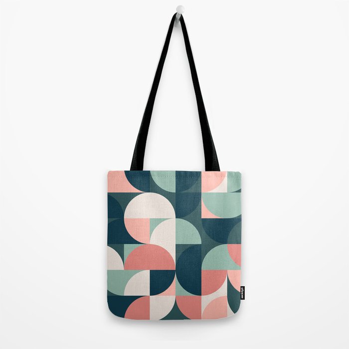 Mid Century Geometric 23B Tote Bag Gallery Image 2
