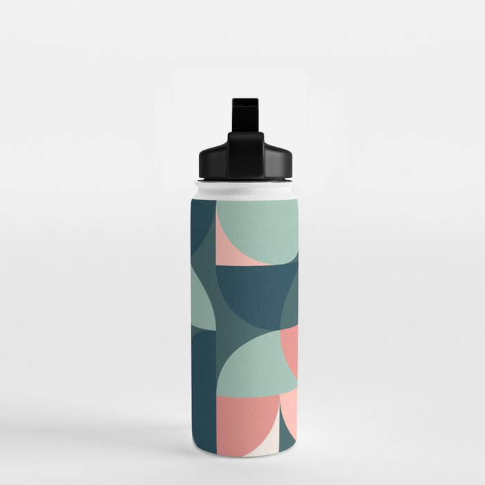 Mid Century Geometric 23B Water Bottle Gallery Image 2