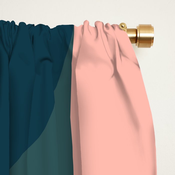 Mid Century Geometric 23B Window Curtain Gallery Image 2