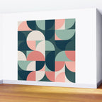 Mid Century Geometric 23B Wall Mural Gallery Image 2