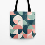 Mid Century Geometric 23B Tote Bag Gallery Image 1