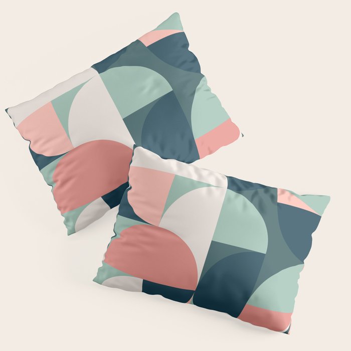 Mid Century Geometric 23B Pillow Sham Gallery Image 1