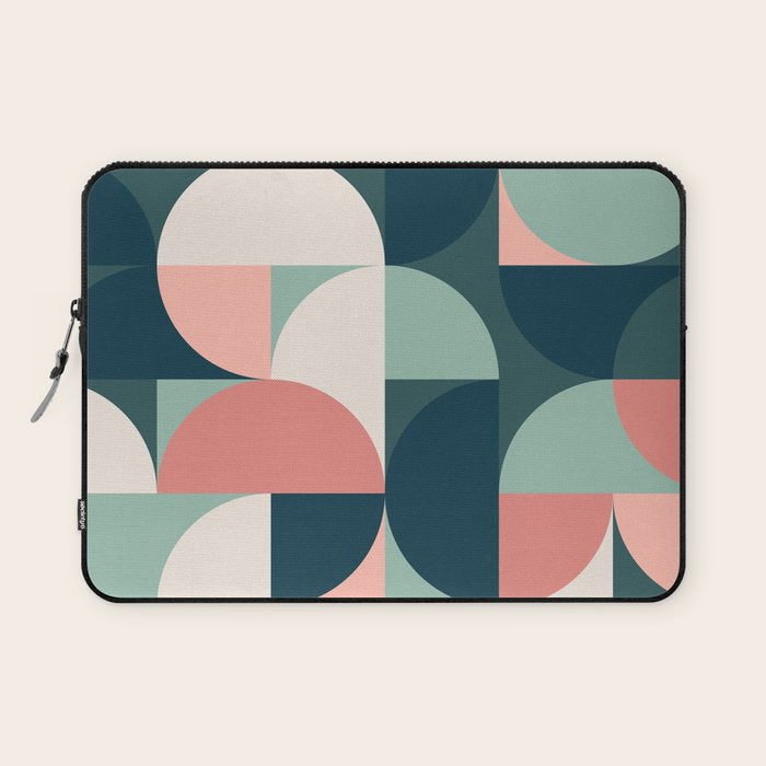 Mid Century Geometric 23B Laptop Sleeve Gallery Image 1